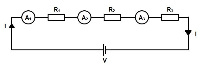 Current in series circuit