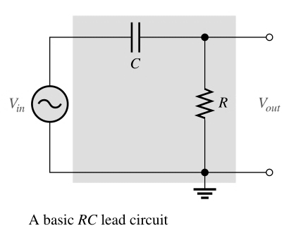 RC lead circuit