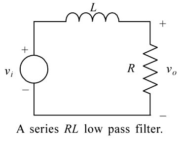 RL low pass filter