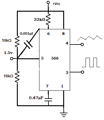 Using the given specifications, determine the voltage to frequency conversion factor.