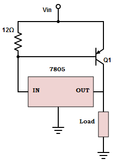 For the given circuit, let VEB(ON)=1v, ß= 15 and IO=2mA. Calculate the load current