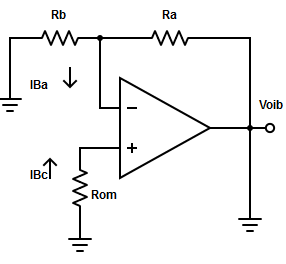 Find out the input offset current from the circuit