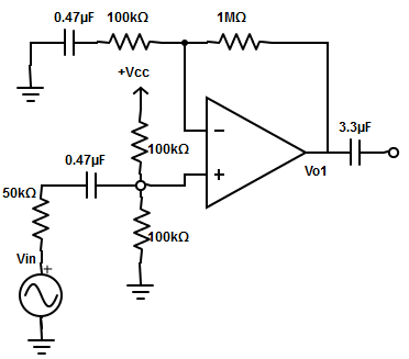 Determine the lower cut-off frequency of the circuit.